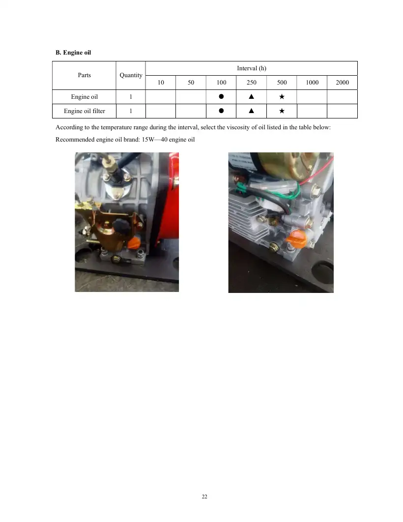 AGT H12 Operation & Maintenance manual, page 23
