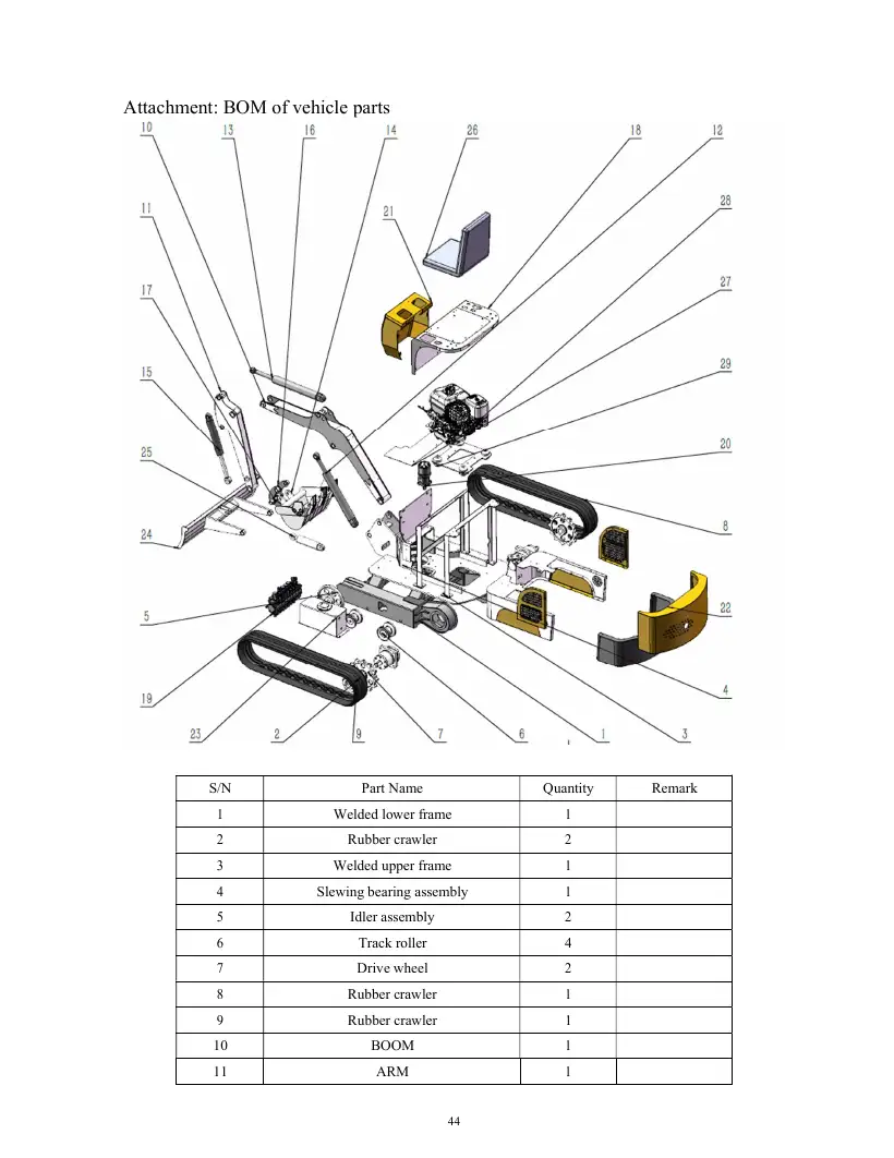 AGT H12 Operation & Maintenance manual, page 45