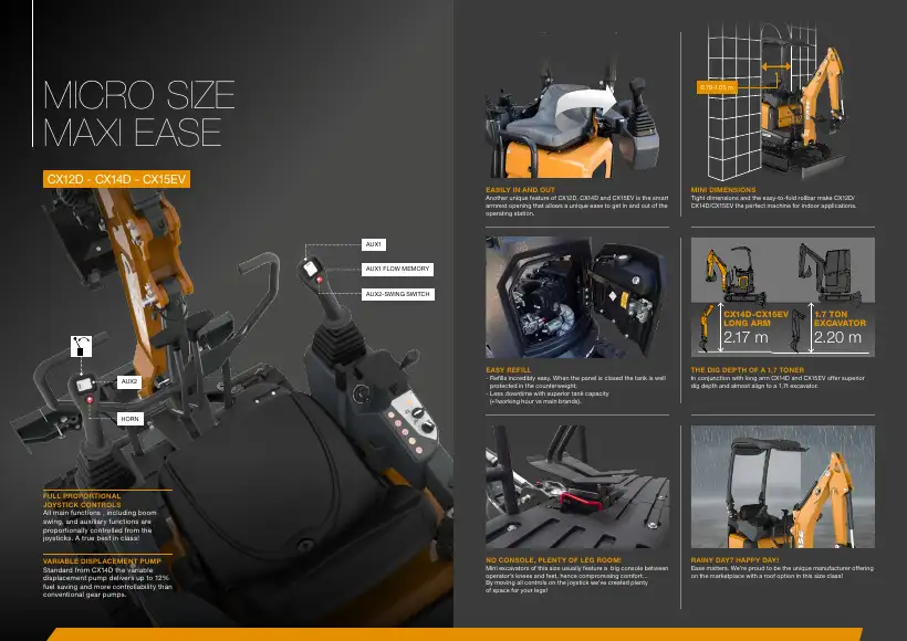 CASE D-Series Mini-Excavators (23.17 MB), page 6