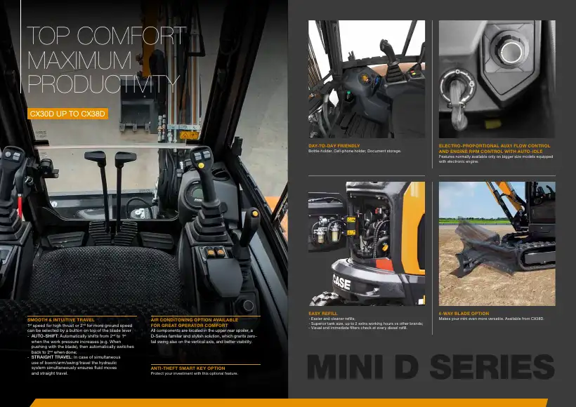 CASE D-Series Mini-Excavators (23.17 MB), page 8