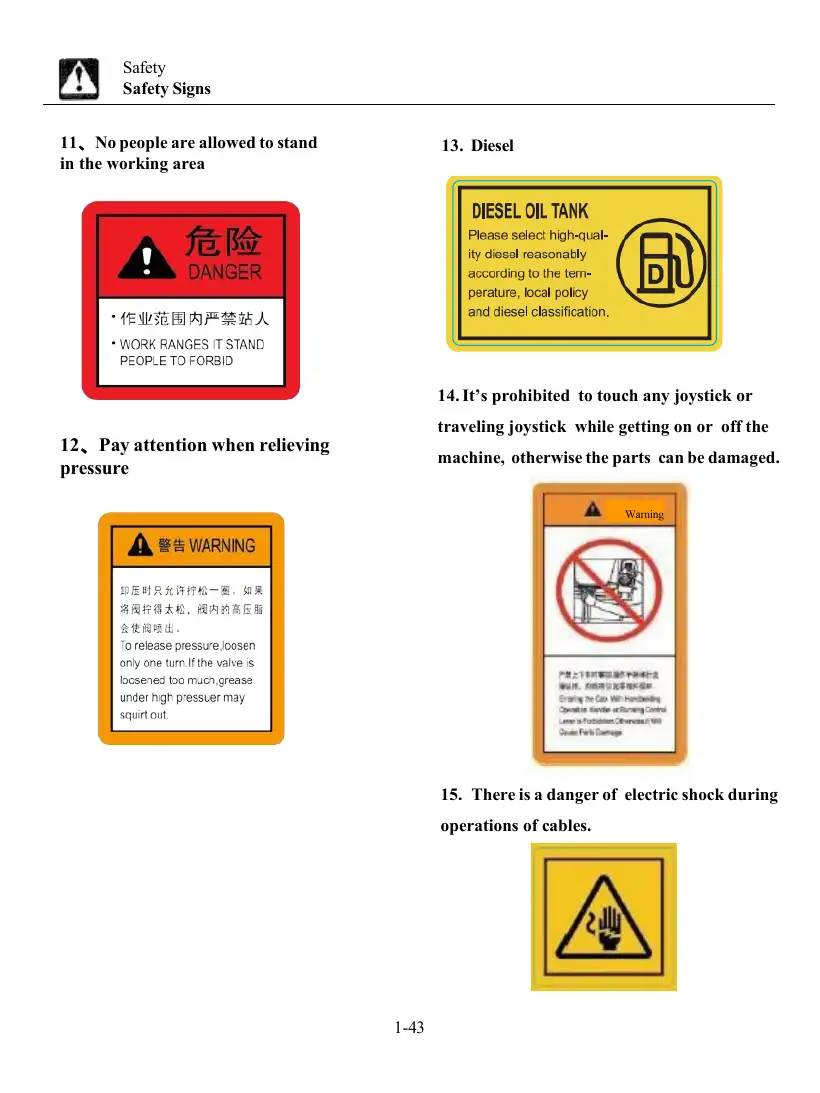 Digger King KING 1.1 operator, maintenance and troubleshooting manual, page 45