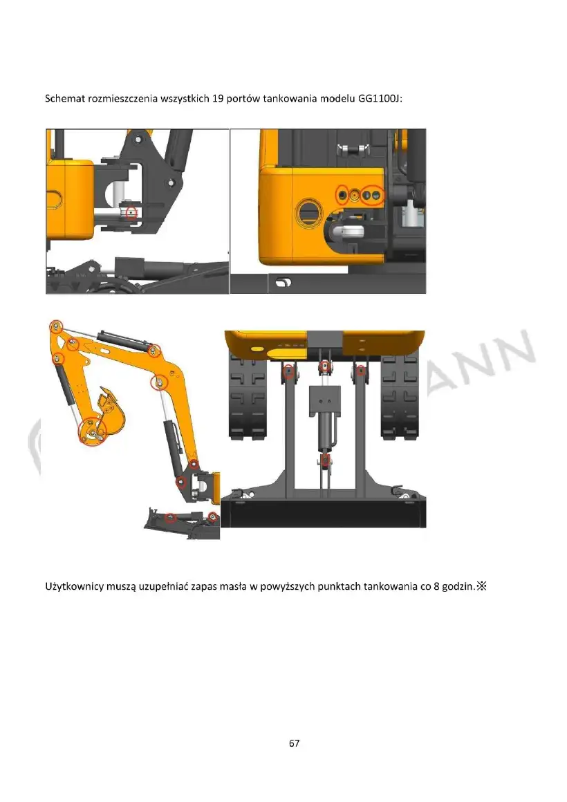 Günter Grossmann GG1100J — operation & maintenance manual (Polish), page 67