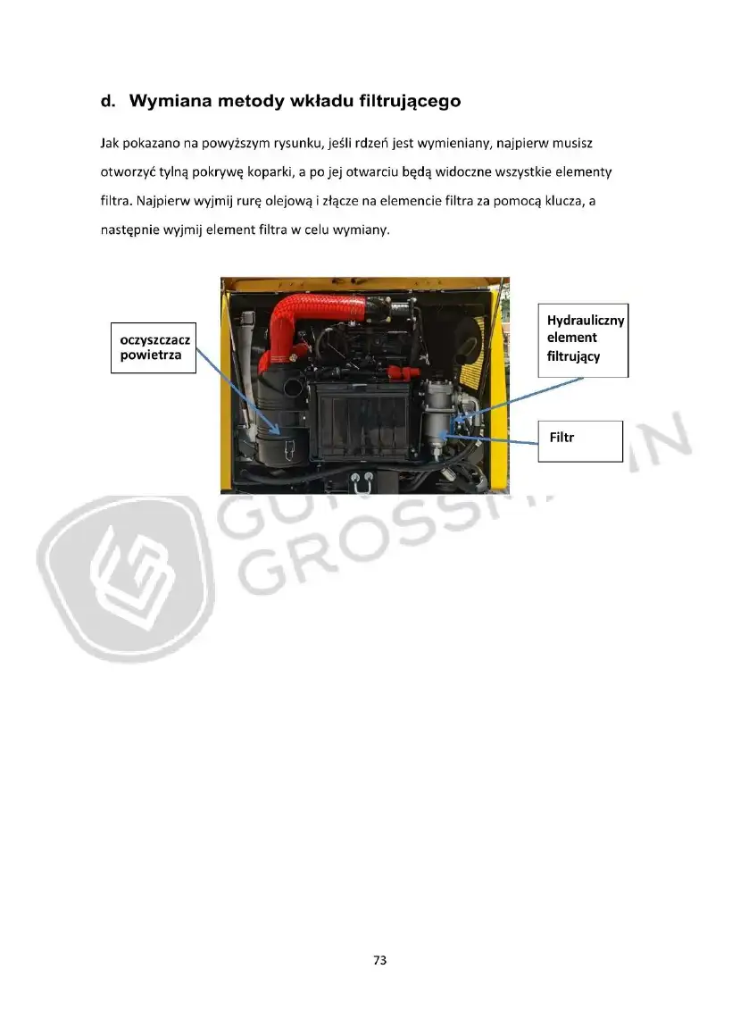 Günter Grossmann GG1100J — operation & maintenance manual (Polish), page 73