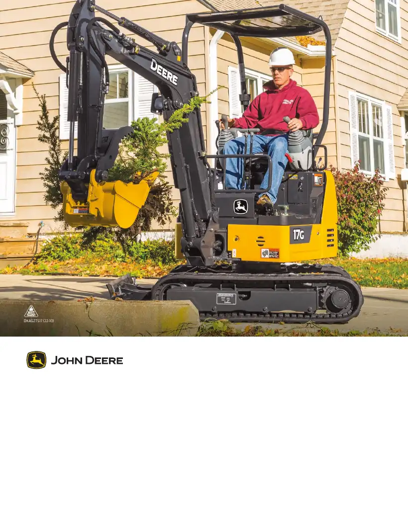 John Deere 17G product specifications, page 8