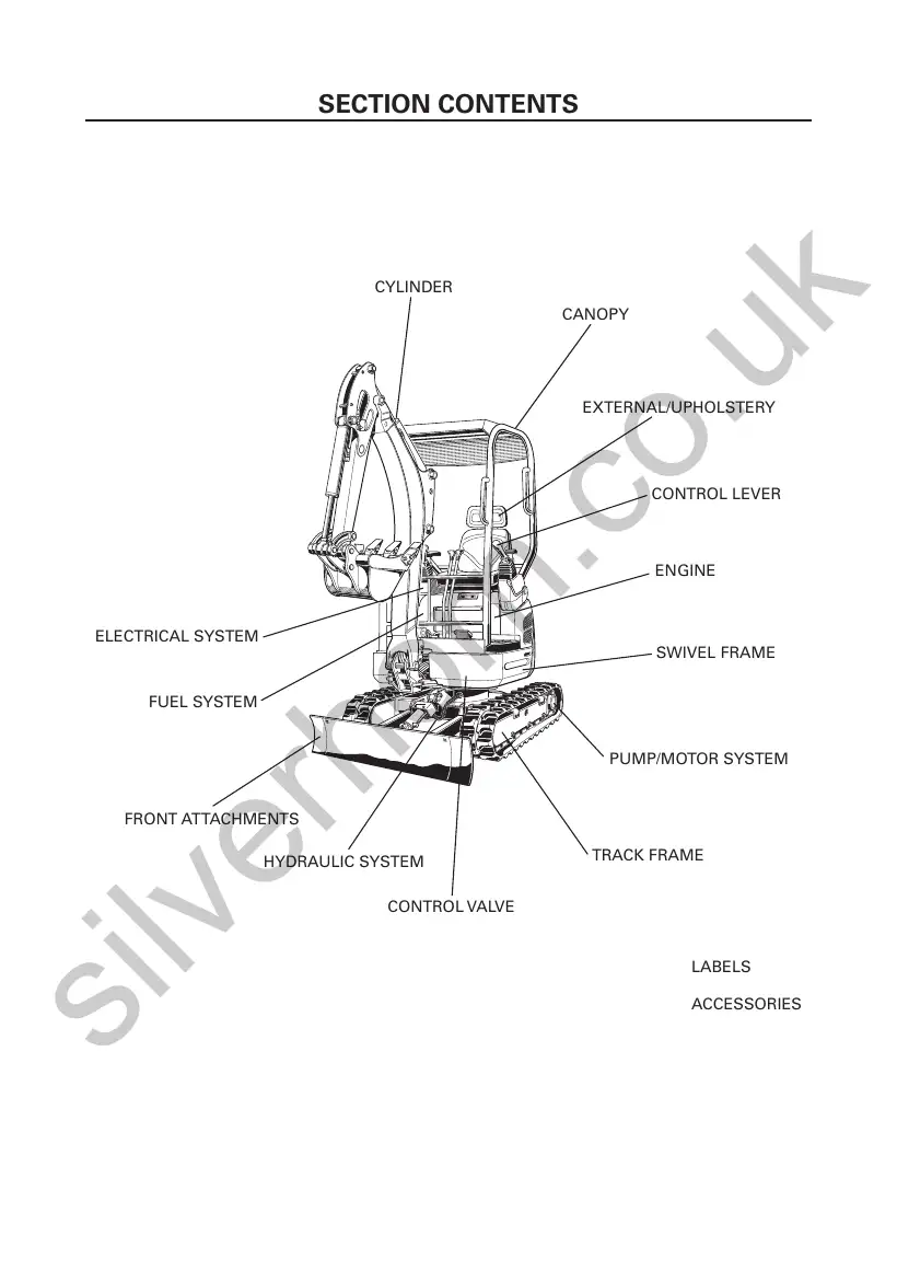 Kubota U17-3α illustrated parts book — November 2008, page 10