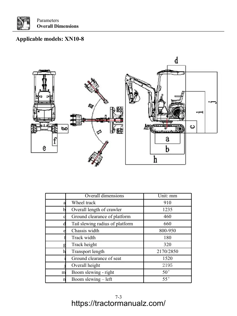 Rhinoceros XN10-8 — operation maintenance troubleshooting manual, page 157