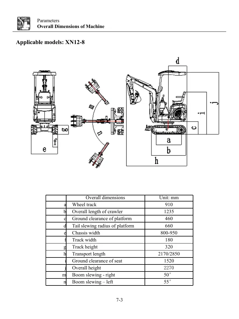 Rhinoceros XN12-8 operation, maintenance and troubleshooting manual — dealer download, page 165
