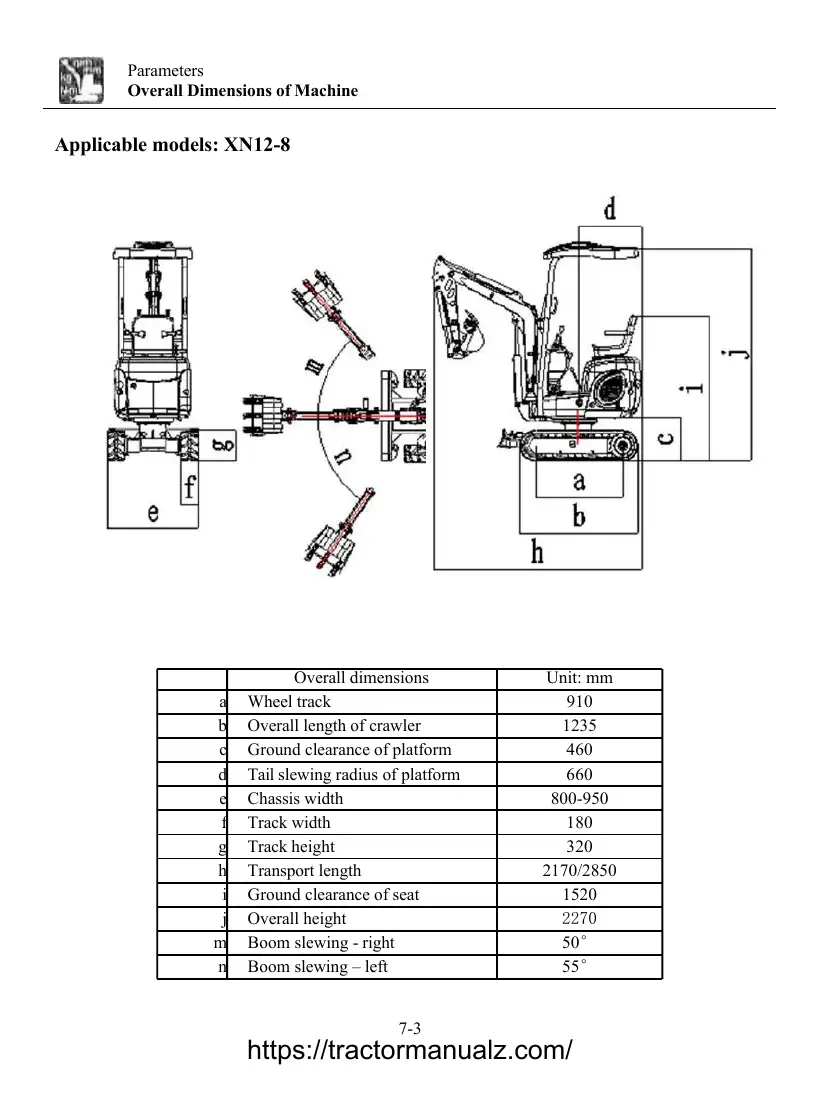 Rhinoceros XN12-8 — operation maintenance troubleshooting manual, page 165