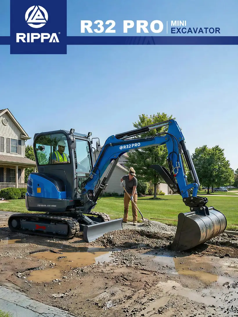 RIPPA Product Brochure Mini-excavator R32, page 1