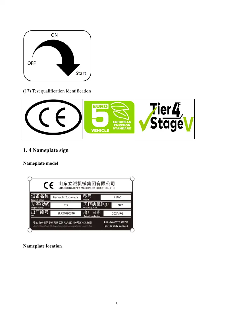 Rippa R10-5 Operation and Maintenance Manual, page 13