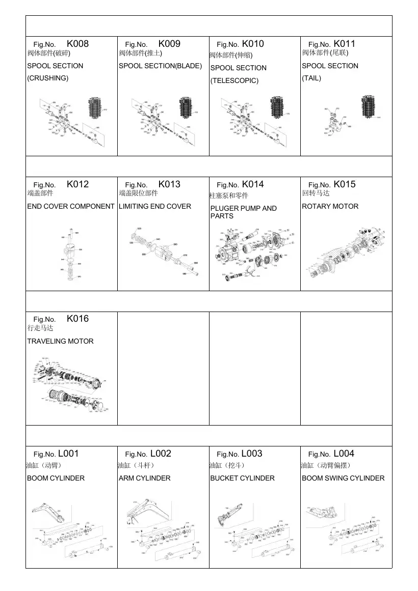 Rippa R18-5 Pro Parts List (exploded views), page 18