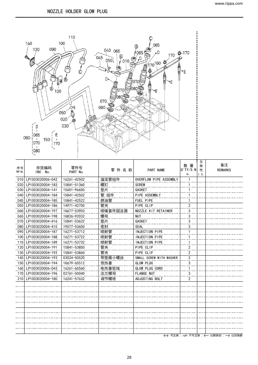 Rippa R22-3 Parts Book - exploded views, page 46