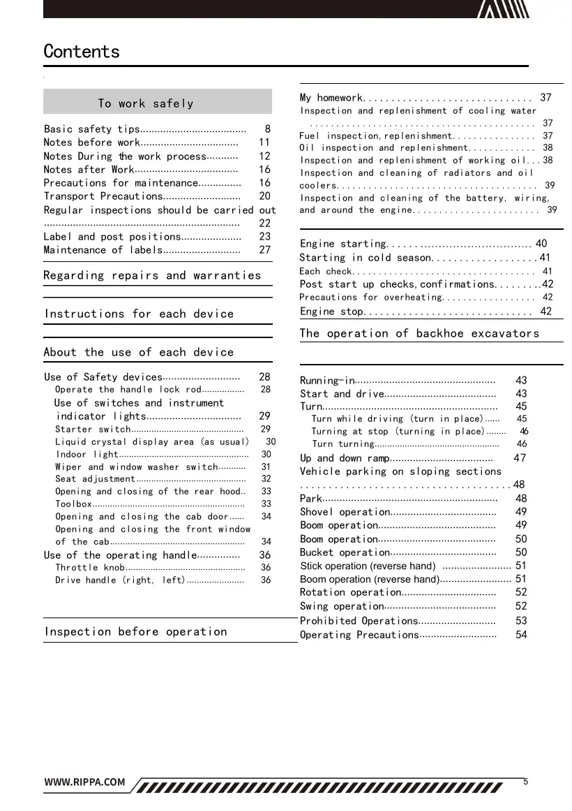 Rippa R32 Instruction Manual V4.1.1, page 5