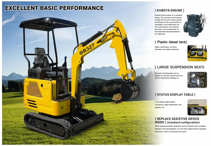 Rippa R327 Product Brochure (Kubota), page 3
