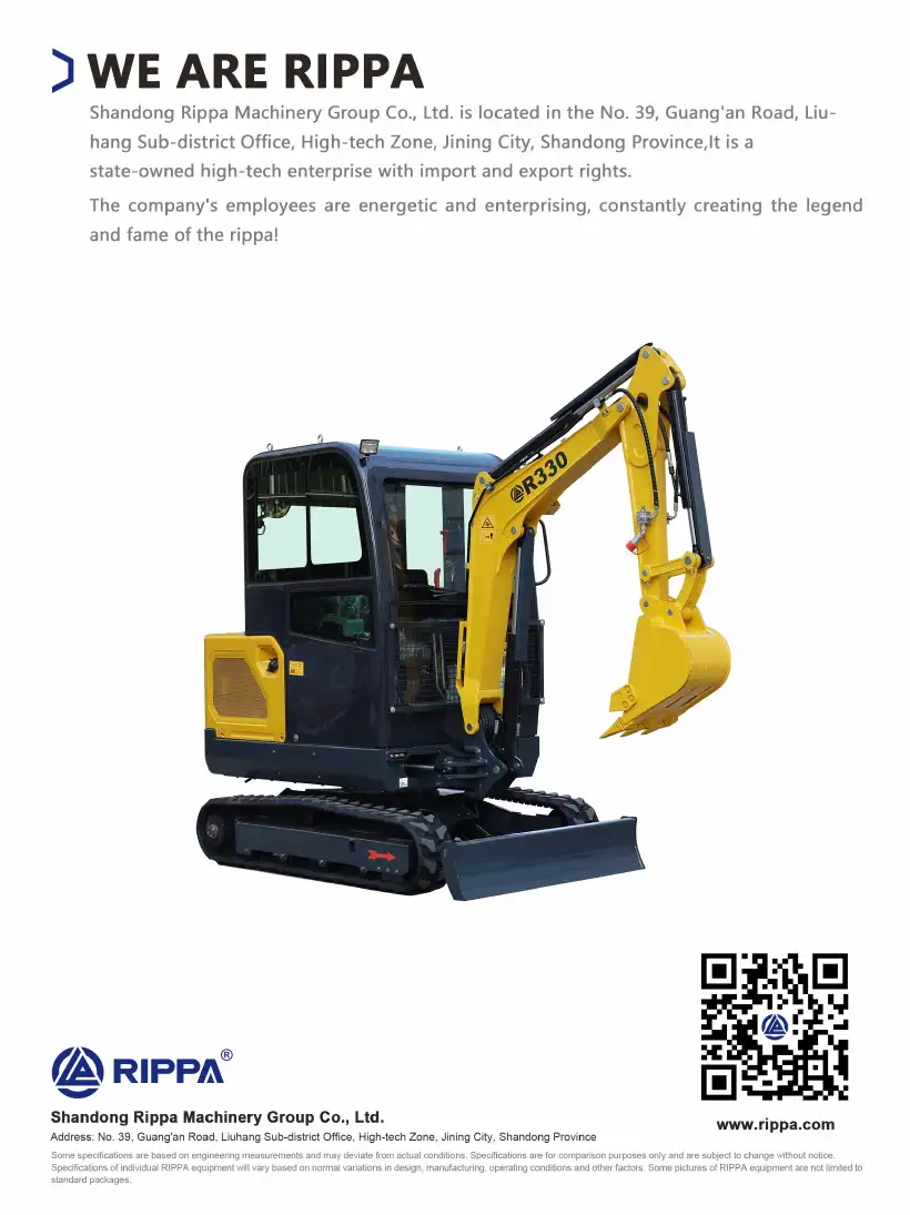 Rippa R330 current Kubota brochure, page 6