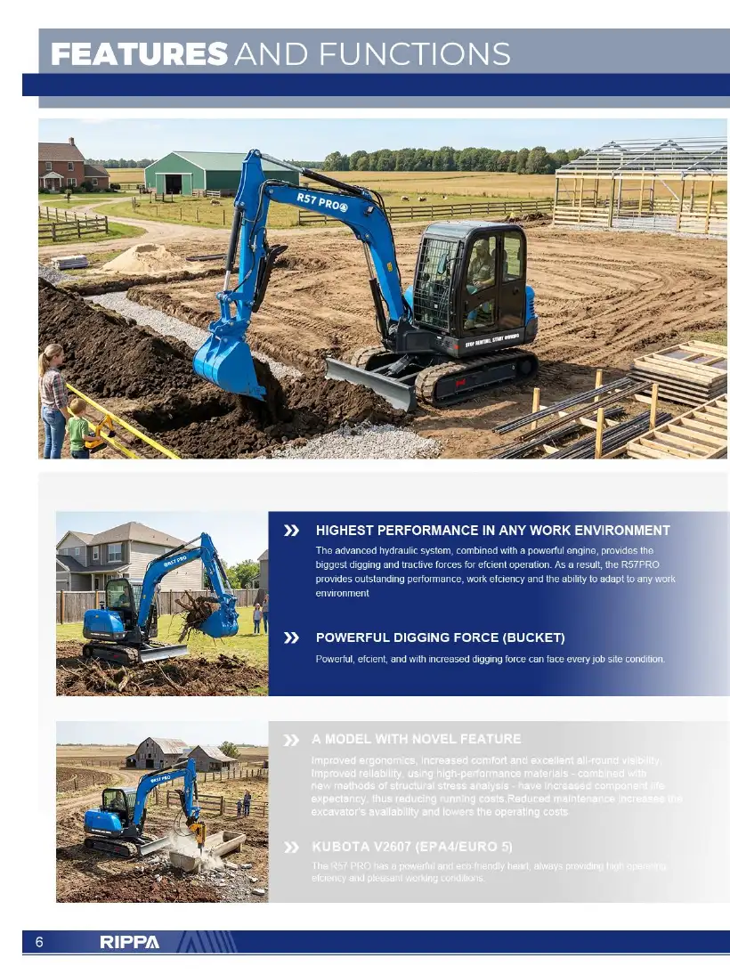 Rippa R57 Product Brochure, page 6