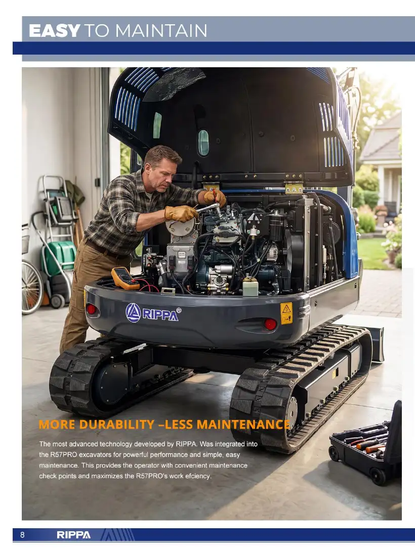 Rippa R57 Product Brochure, page 8