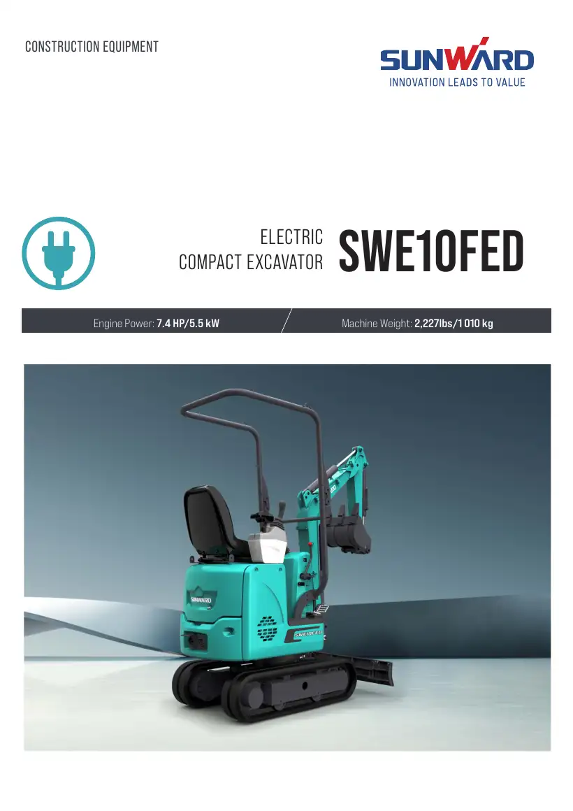 Sunward SWE10FED US brochure 2024-03-28, page 1