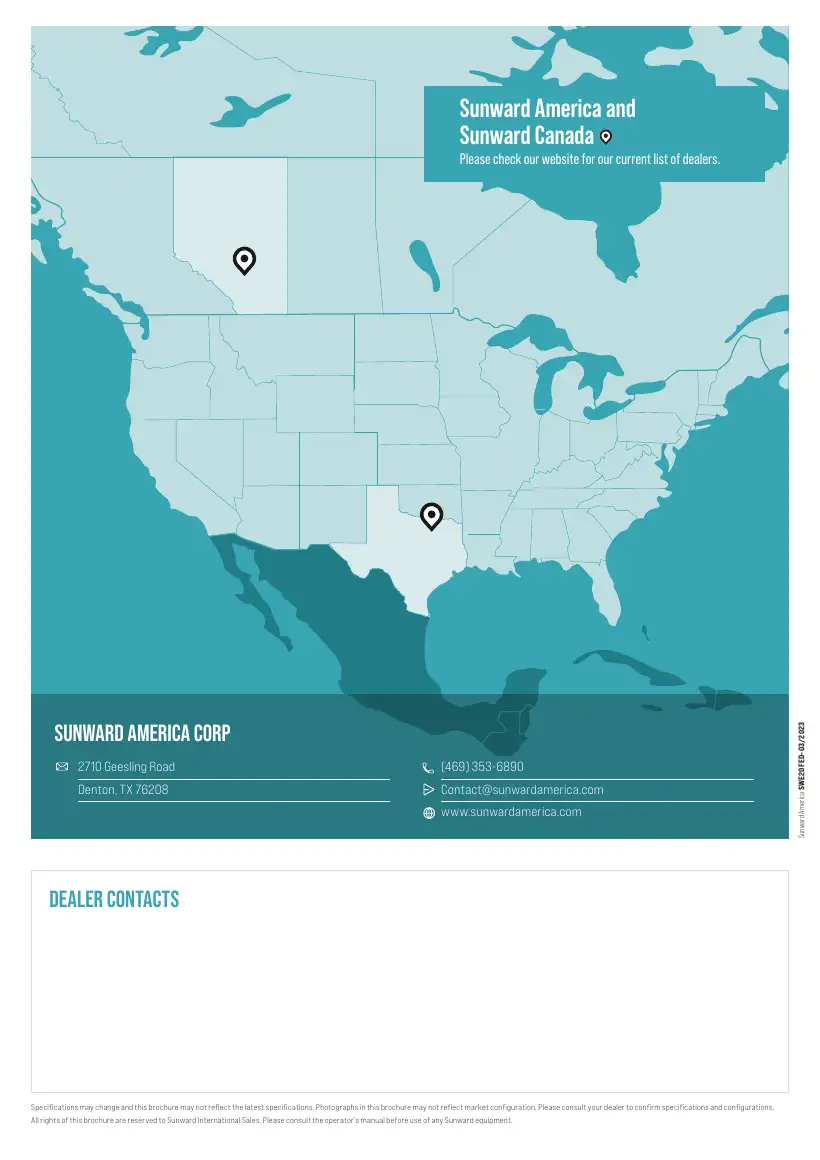 Sunward SWE10FED US brochure 2024-03-28, page 4