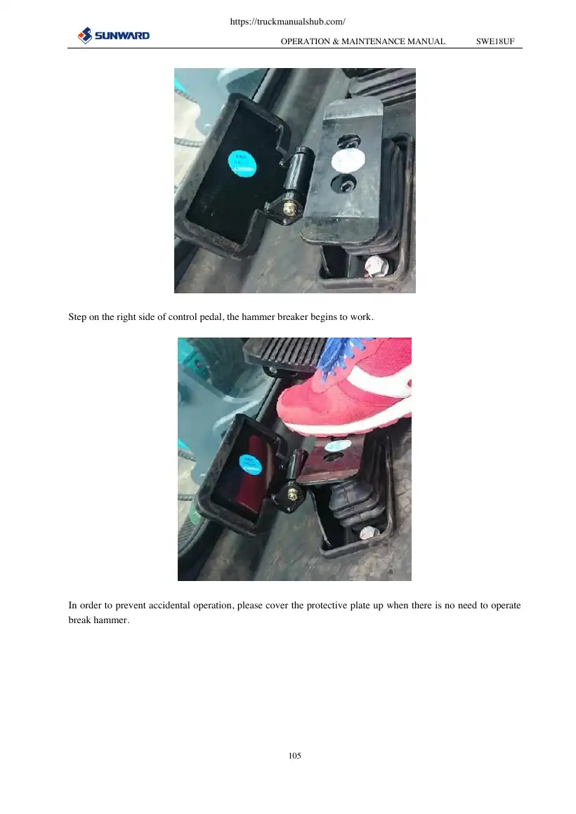 Sunward SWE18UF July2020 full operation/maintenance manual, page 111