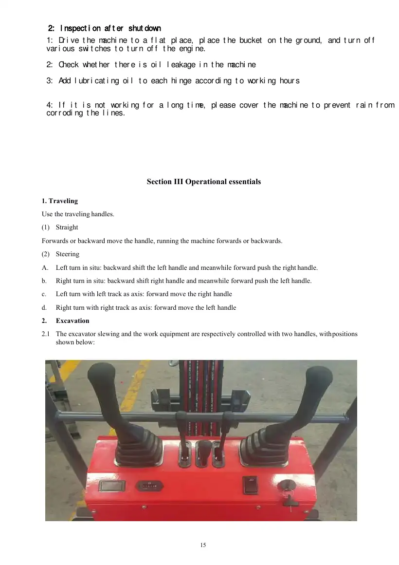 Typhon Machinery TERROR ONE STORM — operation maintenance troubleshooting assembly parts, page 20