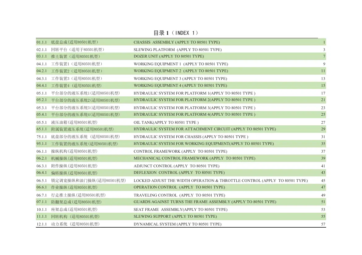 Yuchai YC08-8(80501) illustrated spare-parts book, page 3